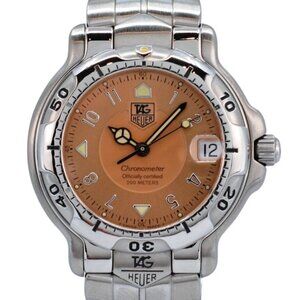 Midsize 35mm Tag Heuer 6000 Series Automatic Copper Chronometer Watch! WH5216-K1